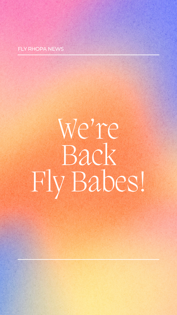 We’re Back! A message from the creator of Fly Rhopa.
